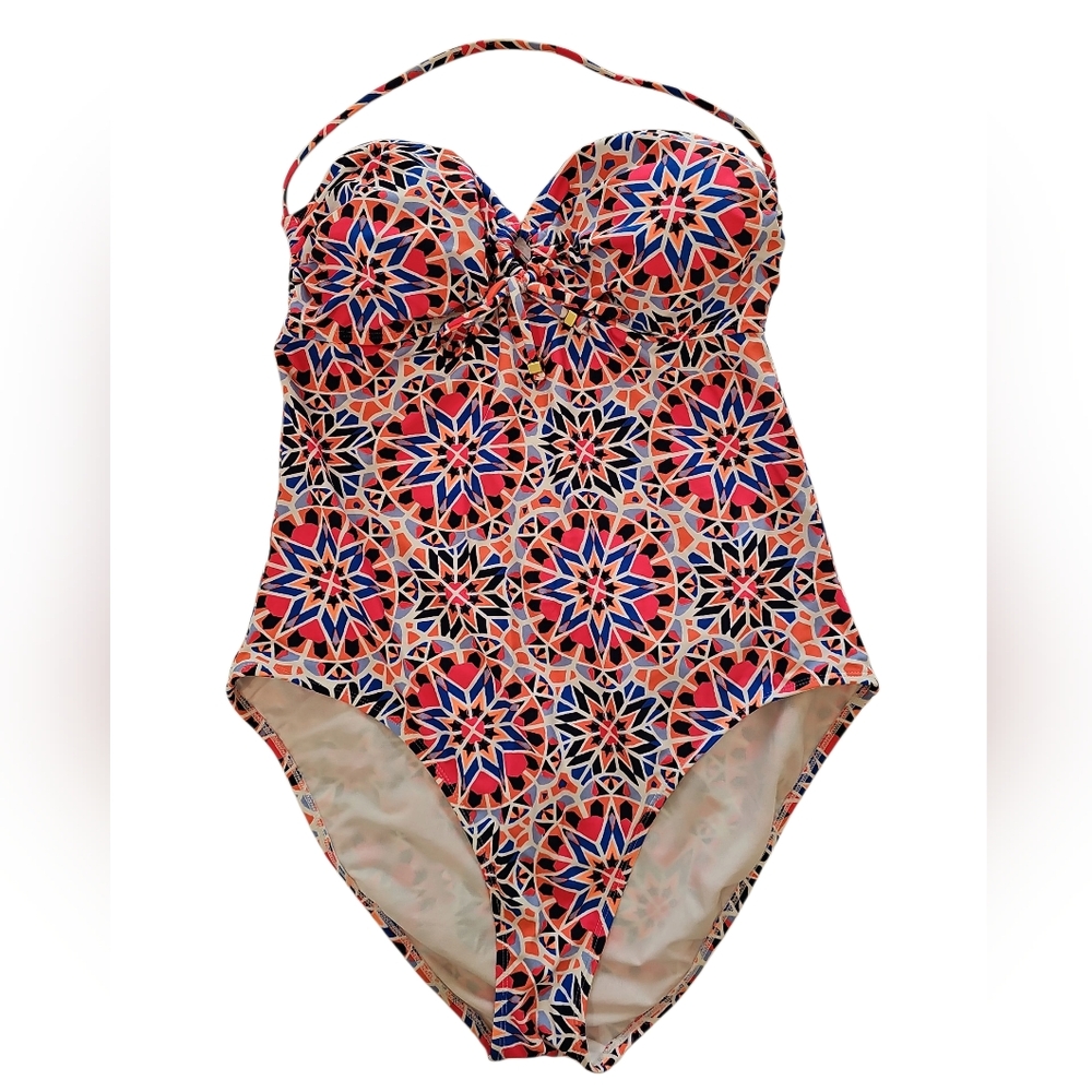 Vibrant Geometric One-Piece Swimsuit